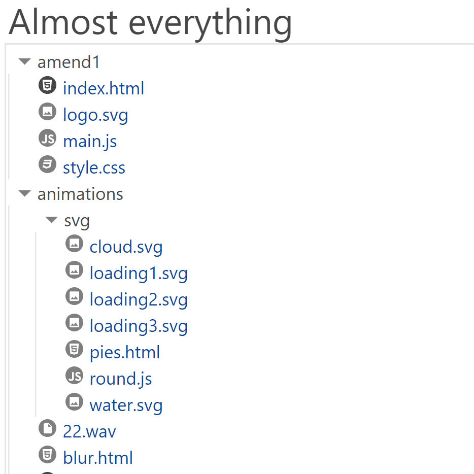Thumbnail for Almost everything