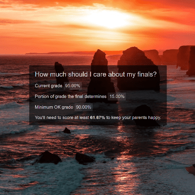 Thumbnail for Grade Care Calculator