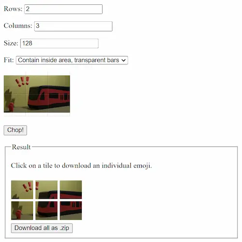 Thumbnail for Image chopper