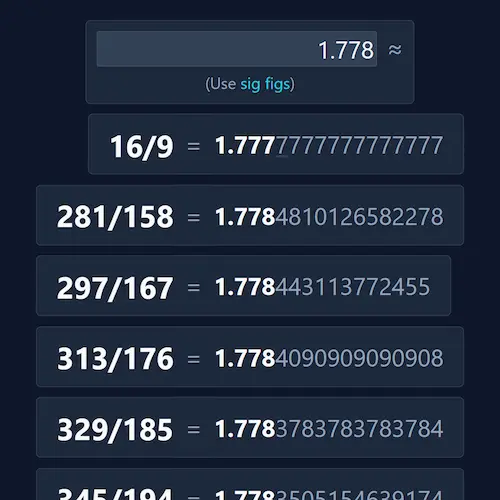 Thumbnail for Convert decimal to fraction
