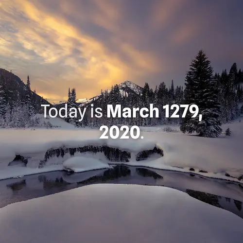 Thumbnail for It's still March 2020