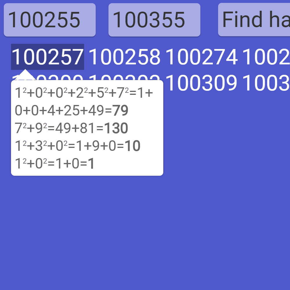 Thumbnail for Happy Number Finder