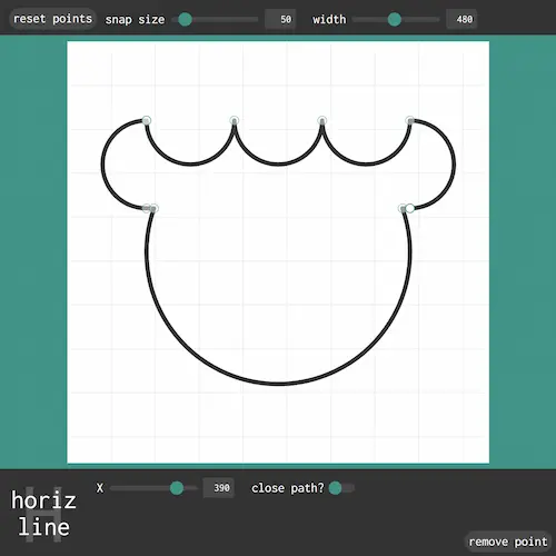 Thumbnail for SVG path editor