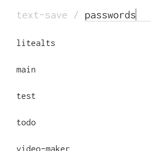 Thumbnail for text-save